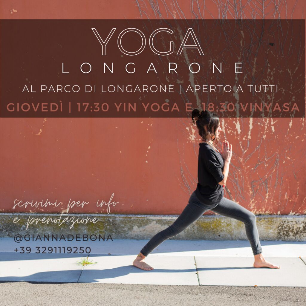 YOGA CON GIANNA AL PARCO DI LONGARONE!