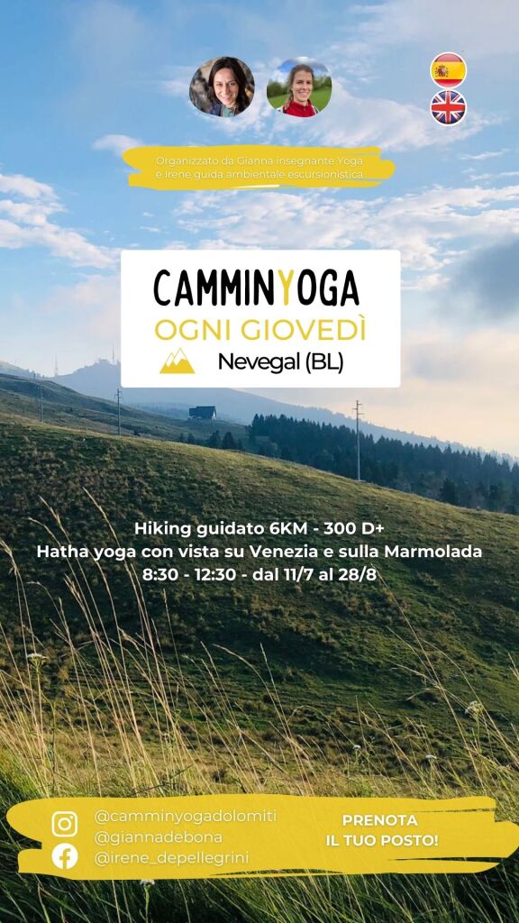 CAMMINYOGA IN NEVEGAL!