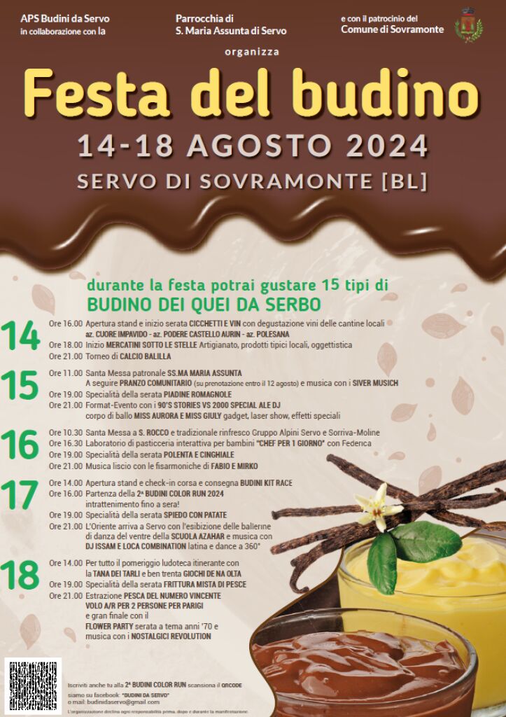 Festa del Budino a Servo di Sovramonte