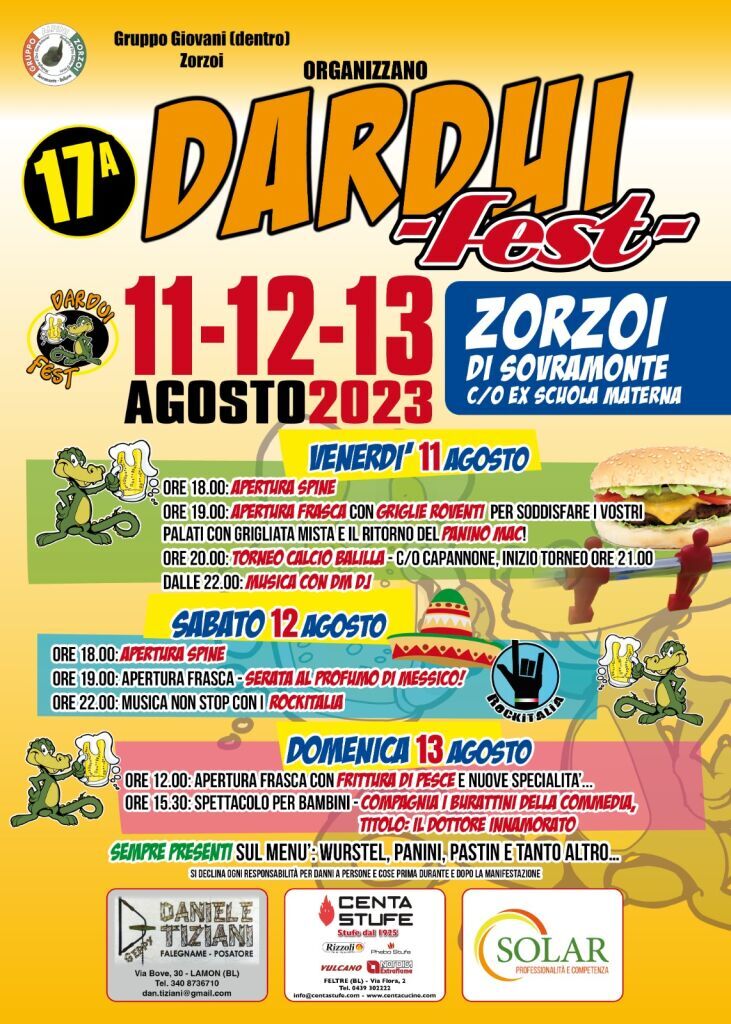 Dardui Fest a Zorzoi di Sovramonte