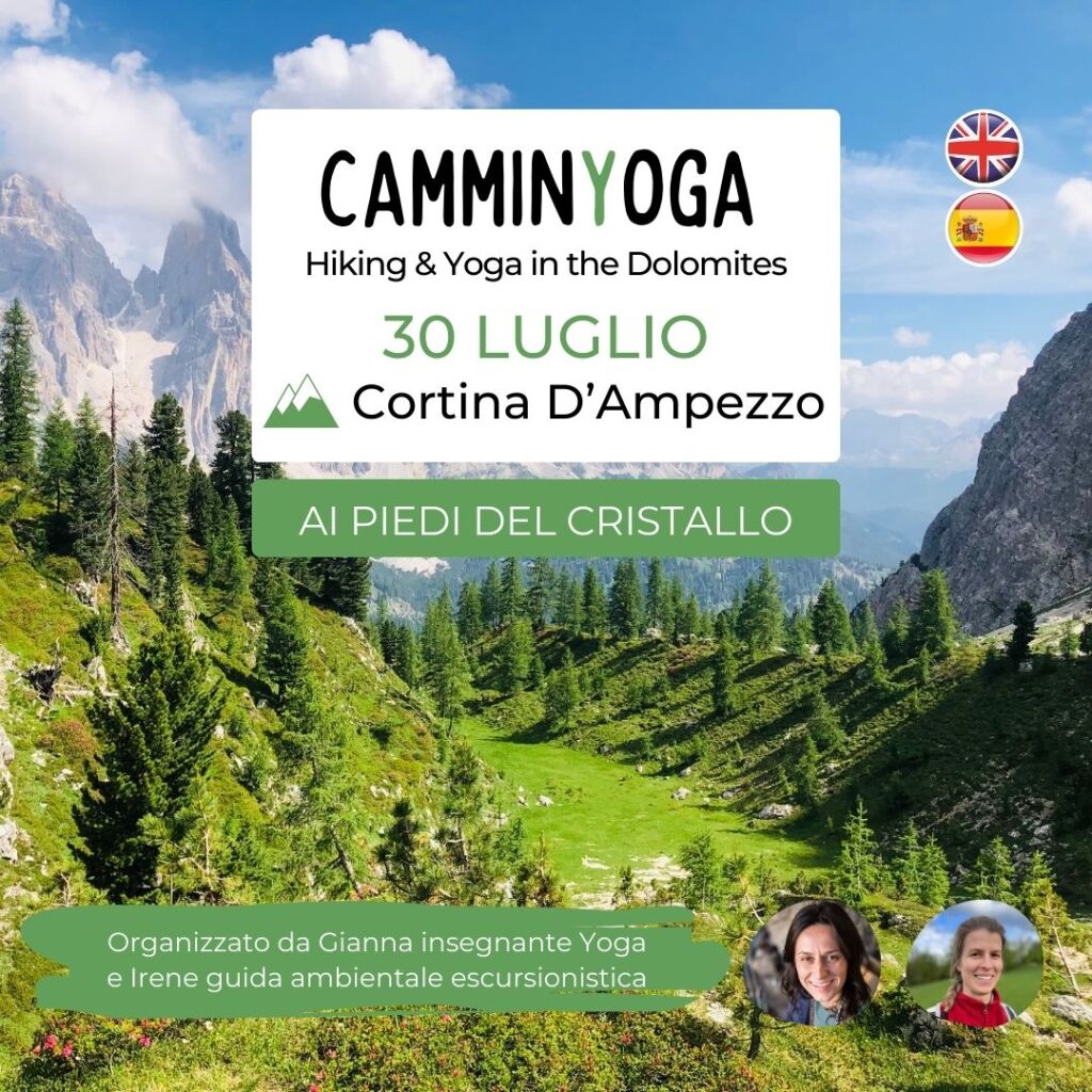 CAMMINYOGA AI PIEDI DEL MONTE CRISTALLO