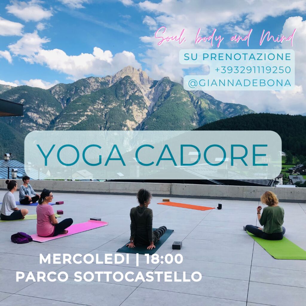 YOGA CON GIANNA IN CADORE!